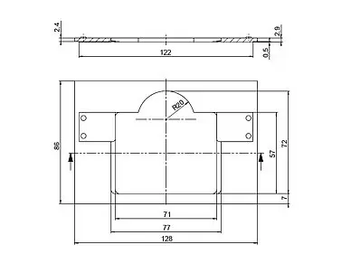 用于显微镜载片的插入式支架