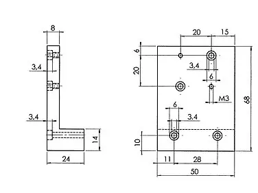 M-009.10 Z轴安装支架