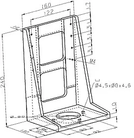 M-592.10 Z轴安装支架