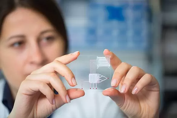 Physik Instrumente – Microfluidic Chip