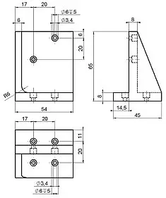 M-105.VB1 Z轴安装支架